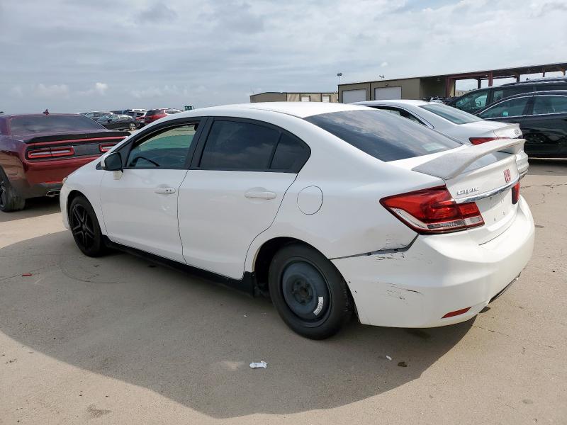 19XFB2F87FE219647 - 2015 HONDA CIVIC EX WHITE photo 2