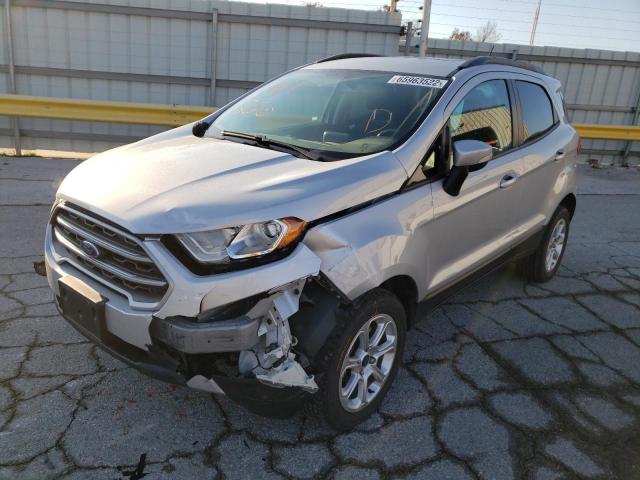 MAJ6P1UL6JC200807 - 2018 FORD ECOSPORT SE Srebrny zdjęcie 2