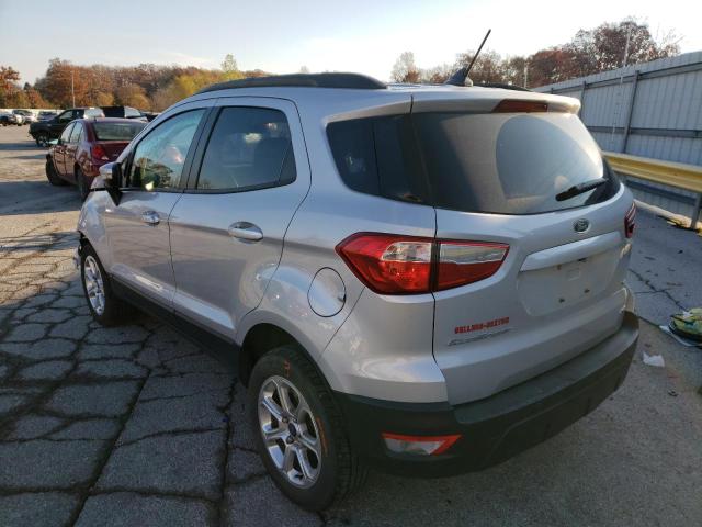MAJ6P1UL6JC200807 - 2018 FORD ECOSPORT SE Srebrny zdjęcie 3
