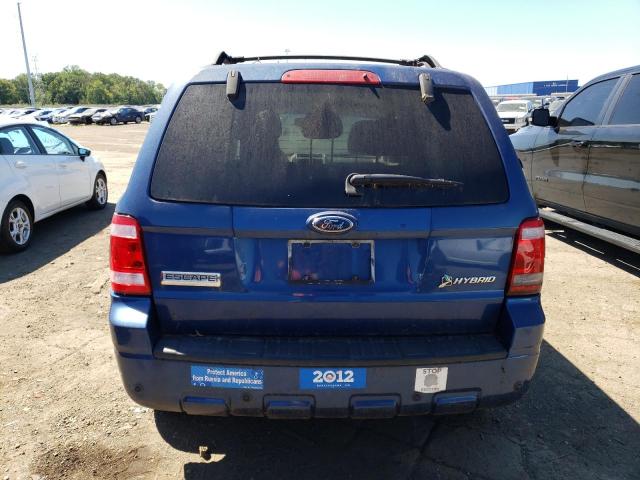 1FMCU49H08KD55957 - 2008 FORD ESCAPE HEV BLUE photo 6