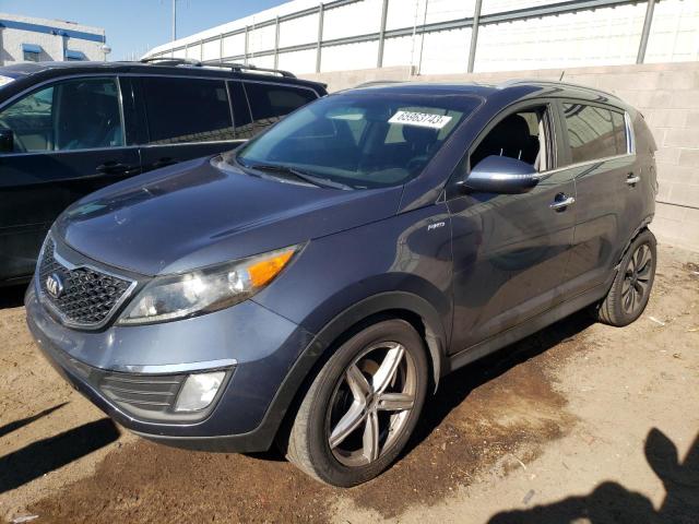 KNDPCCA65D7424846 - 2013 KIA SPORTAGE SX BLUE photo 1