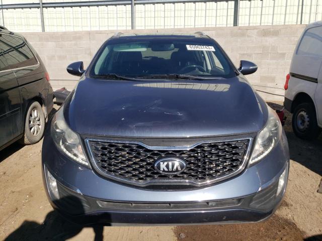 KNDPCCA65D7424846 - 2013 KIA SPORTAGE SX BLUE photo 5