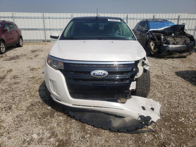 2FMDK4AK1DBC51774 - 2013 FORD EDGE SPORT WHITE photo 5