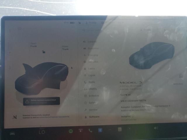 5YJ3E1EB9RF796776 - 2024 TESLA MODEL 3 გრაფიტი ფოტო 9