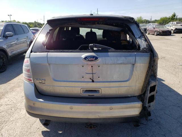 2FMDK36C48BA12060 - 2008 FORD EDGE SE SILVER photo 6