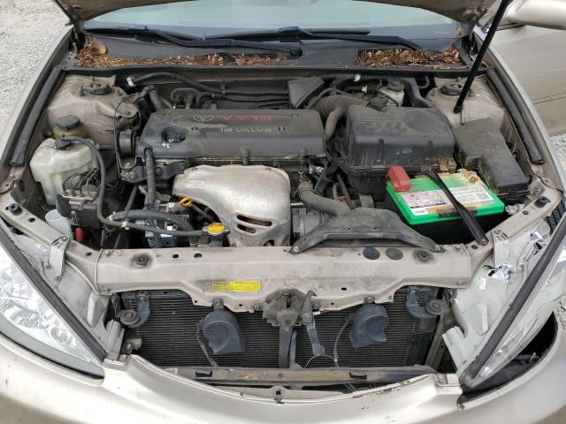 4T1BE32K04U934017 - 2004 TOYOTA CAMRY LE TAN photo 11