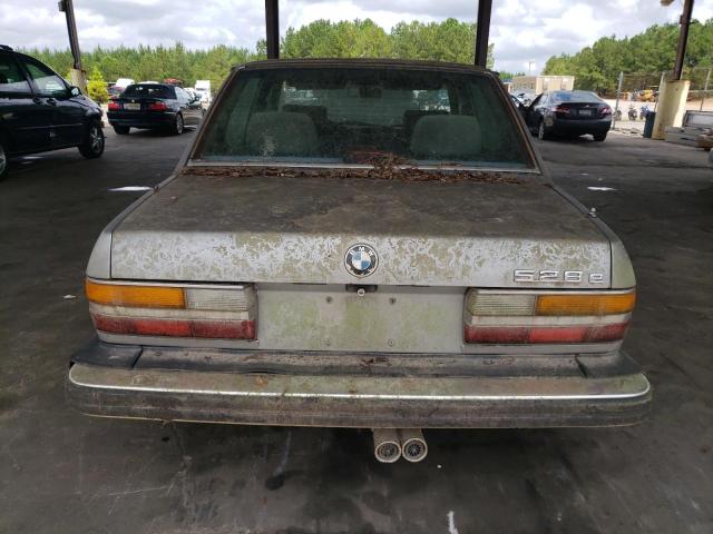 WBADK830XJ9890779 - 1988 BMW 528 E AUTOMATIC SILVER photo 6