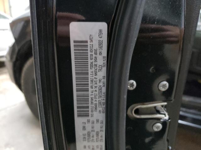 1C6RR7LT6KS569624 - 2019 RAM 1500 CLASS SLT Noir photo 12