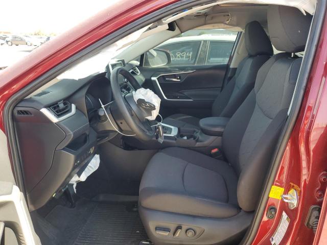 2T3W1RFV6KW041570 - 2019 TOYOTA RAV4 XLE ბურგუნდია ფოტო 7