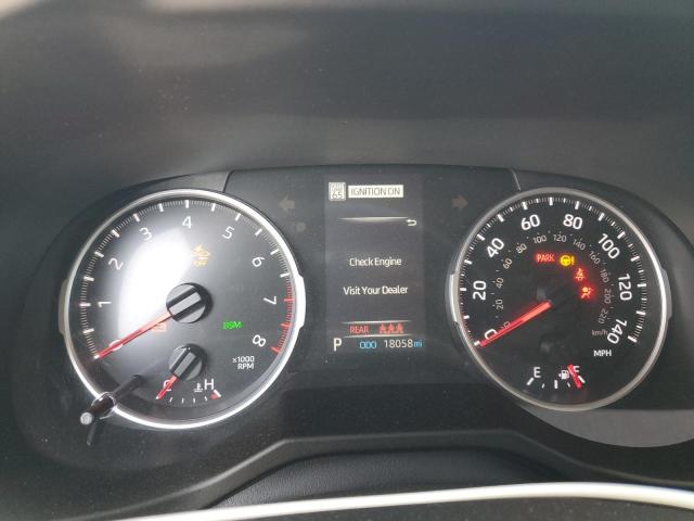 2T3W1RFV6KW041570 - 2019 TOYOTA RAV4 XLE ბურგუნდია ფოტო 9