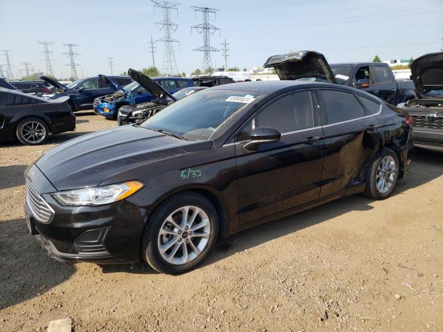 3FA6P0HD8LR263506 - 2020 FORD FUSION SE BLACK photo 1