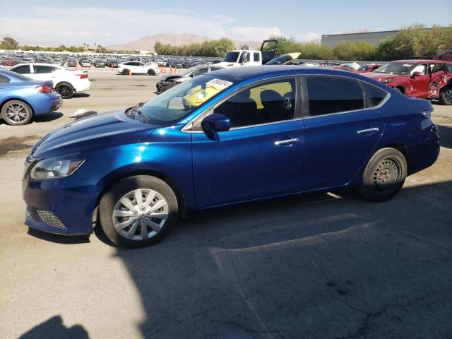 3N1AB7AP7KY372952 - 2019 NISSAN SENTRA S BLUE photo 1