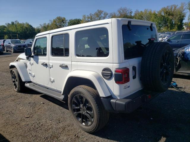 1C4JJXP68MW727989 - 2021 JEEP WRANGLER U SAHARA 4XE WHITE photo 2