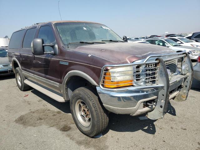 1FMNU43S01EA00885 - 2001 FORD EXCURSION LIMITED BURGUNDY photo 4