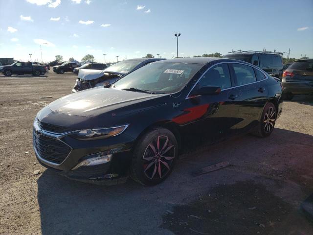 1G1ZG5ST8MF031743 - 2021 CHEVROLET MALIBU RS BLACK photo 1