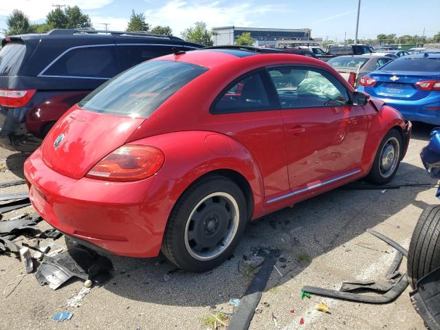 3VWJX7AT0CM636739 - 2012 VOLKSWAGEN BEETLE RED photo 3