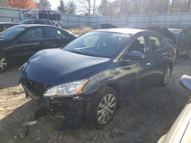 3N1AB7AP9EY338791 - 2014 NISSAN SENTRA S GRAY photo 2