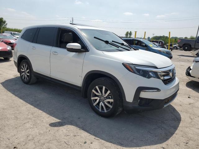 5FNYF6H51MB098337 - 2021 HONDA PILOT EXL WHITE photo 4