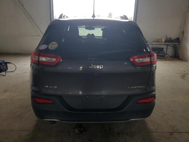 1C4PJMDB7GW188005 - 2016 JEEP CHEROKEE LIMITED GRAY photo 6