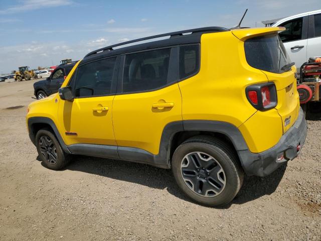 ZACCJBCT1GPC97554 - 2016 JEEP RENEGADE TRAILHAWK YELLOW photo 2