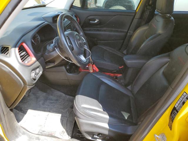 ZACCJBCT1GPC97554 - 2016 JEEP RENEGADE TRAILHAWK YELLOW photo 7