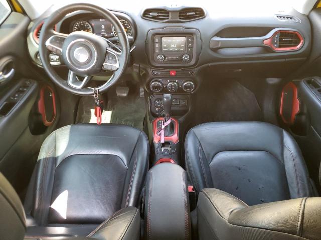 ZACCJBCT1GPC97554 - 2016 JEEP RENEGADE TRAILHAWK YELLOW photo 8