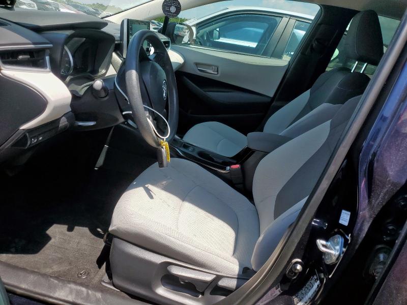 5YFEPMAE0MP221631 - 2021 TOYOTA COROLLA LE BLUE photo 7