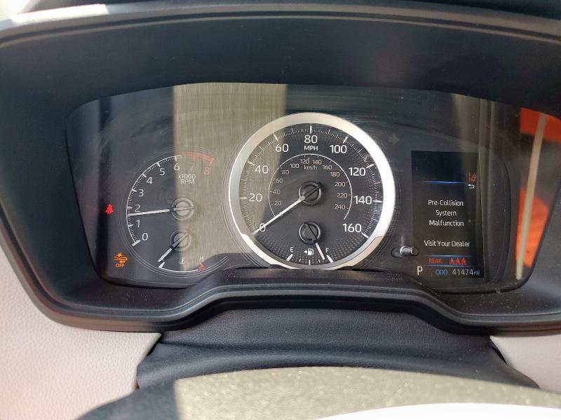 5YFEPMAE0MP221631 - 2021 TOYOTA COROLLA LE BLUE photo 9