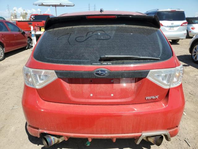 JF1GH75698H802935 - 2008 SUBARU IMPREZA WRX PREMIUM RED photo 6