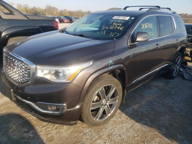 1GKKNXLS9HZ144996 - 2017 GMC ACADIA DENALI GRAY photo 2