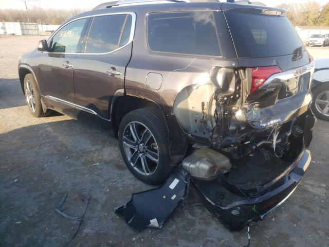 1GKKNXLS9HZ144996 - 2017 GMC ACADIA DENALI GRAY photo 3