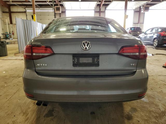 3VW267AJ1GM407546 - 2016 VOLKSWAGEN JETTA S GRAY photo 6