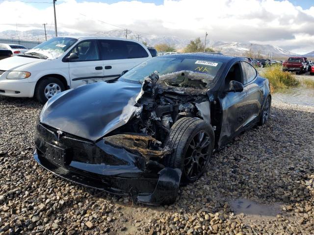 5YJSA1E58MF443570 - 2021 TESLA MODEL S Այրված լուսանկար 2