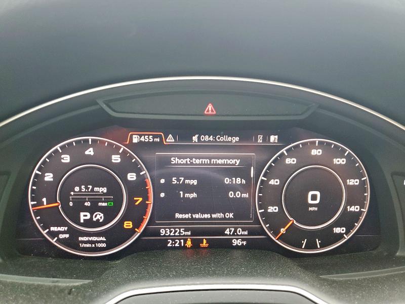 WA1VAAF75KD002524 - 2019 AUDI Q7 PRESTIGE WHITE photo 9