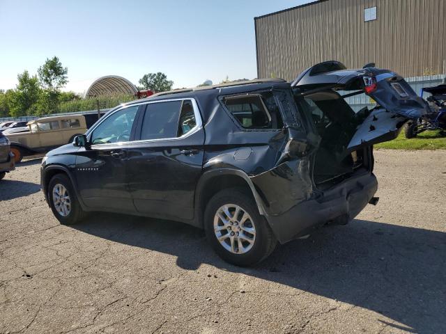 1GNERGKW9MJ210366 - 2021 CHEVROLET TRAVERSE LT BLACK photo 2