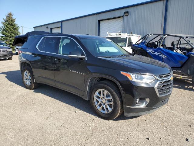 1GNERGKW9MJ210366 - 2021 CHEVROLET TRAVERSE LT BLACK photo 4