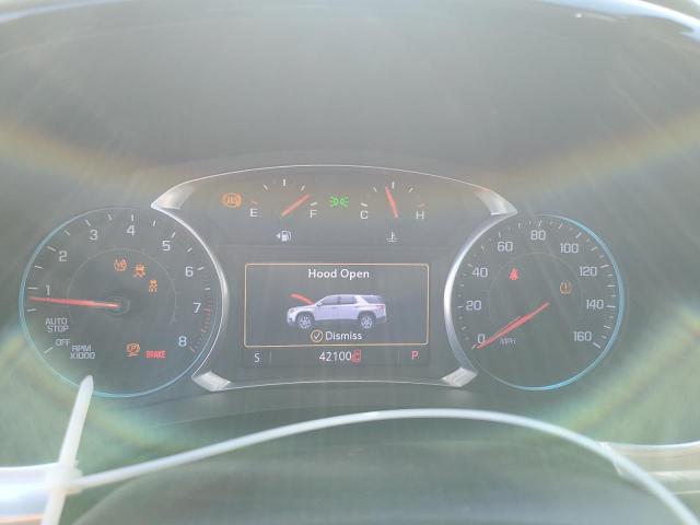 1GNERGKW9MJ210366 - 2021 CHEVROLET TRAVERSE LT BLACK photo 9