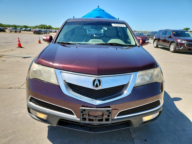 2HNYD2H65BH525978 - 2011 ACURA MDX TECHNOLOGY Բորդո լուսանկար 5