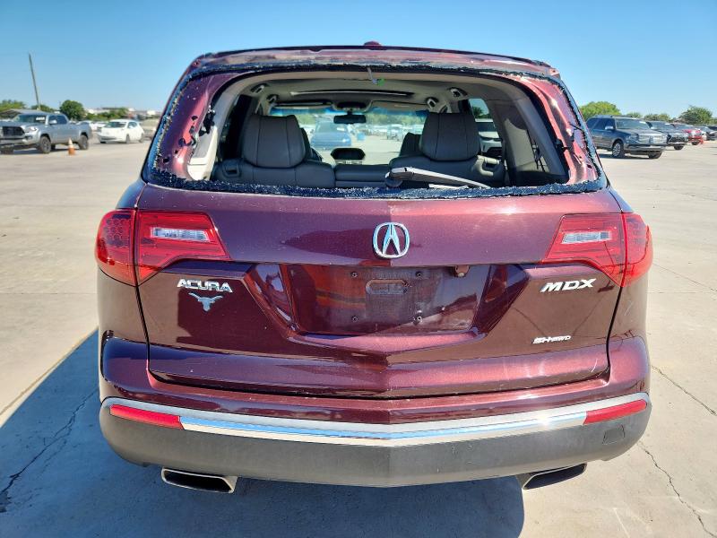 2HNYD2H65BH525978 - 2011 ACURA MDX TECHNOLOGY Բորդո լուսանկար 6