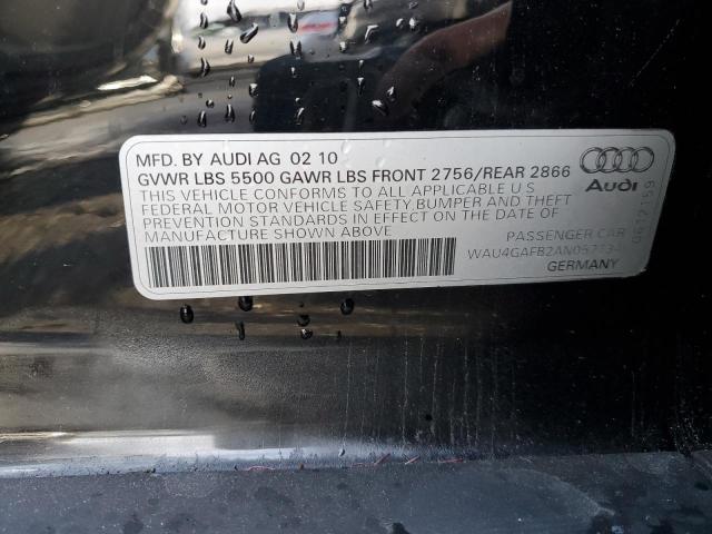 WAU4GAFB2AN057734 - 2010 AUDI A6 PRESTIGE Qara foto 10