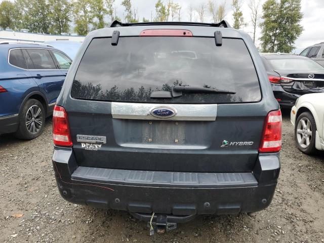 1FMCU49329KA11729 - 2009 FORD ESCAPE HYBRID GRAY photo 6