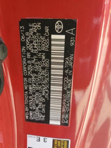 JTKJF5C75E3071850 - 2014 TOYOTA SCION TC წითელი ფოტო 12