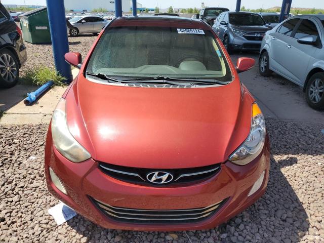 KMHDH4AEXCU216975 - 2012 HYUNDAI ELANTRA GLS RED photo 5