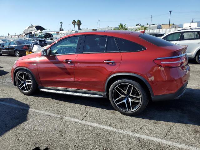 4JGED6EB4KA155697 - 2019 MERCEDES-BENZ GLE COUPE 43 AMG BURGUNDY photo 2