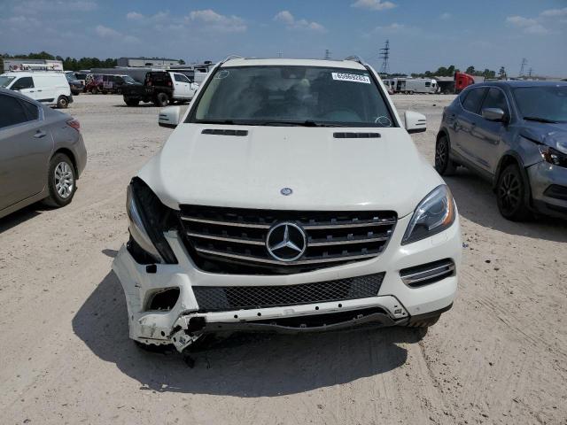 4JGDA5HB2CA088318 - 2012 MERCEDES-BENZ ML 350 4MATIC WHITE photo 5