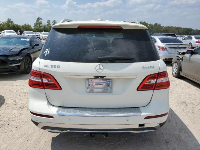 4JGDA5HB2CA088318 - 2012 MERCEDES-BENZ ML 350 4MATIC WHITE photo 6