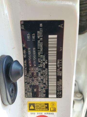 5TDJKRFHXGS290058 - 2016 TOYOTA HIGHLANDER XLE Ақ фото 14