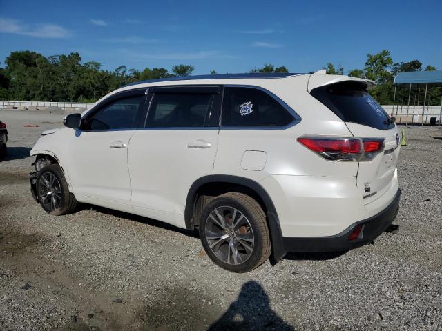 5TDJKRFHXGS290058 - 2016 TOYOTA HIGHLANDER XLE Ақ фото 2