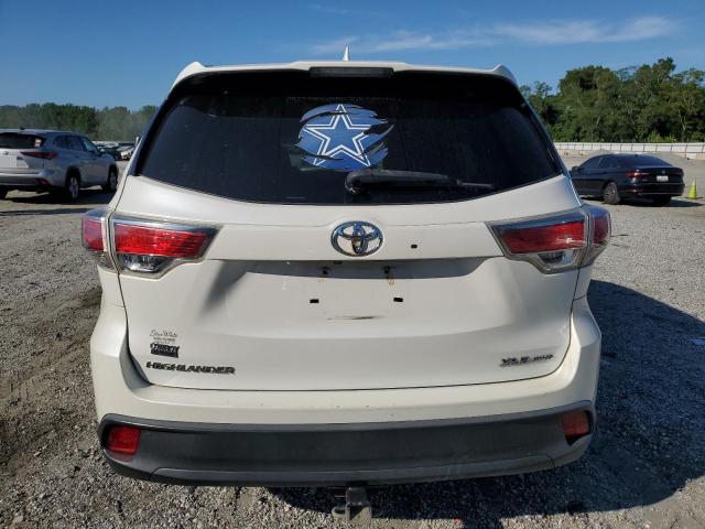 5TDJKRFHXGS290058 - 2016 TOYOTA HIGHLANDER XLE Ақ фото 6