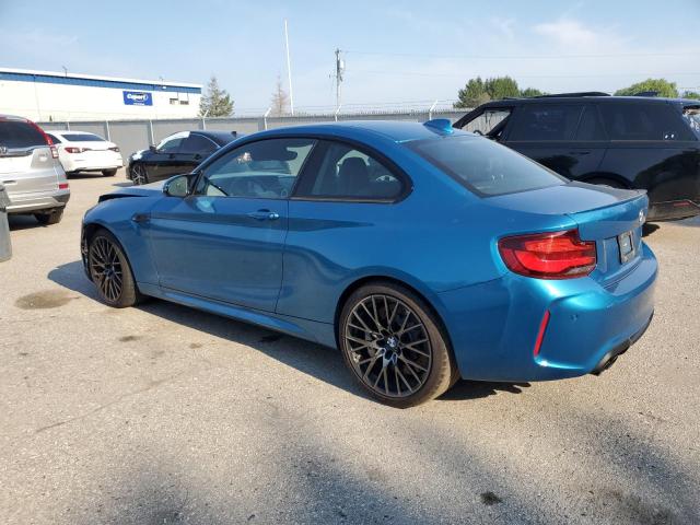WBS2U7C0XL7D90565 - 2020 BMW M2 COMPETITION BLUE photo 2